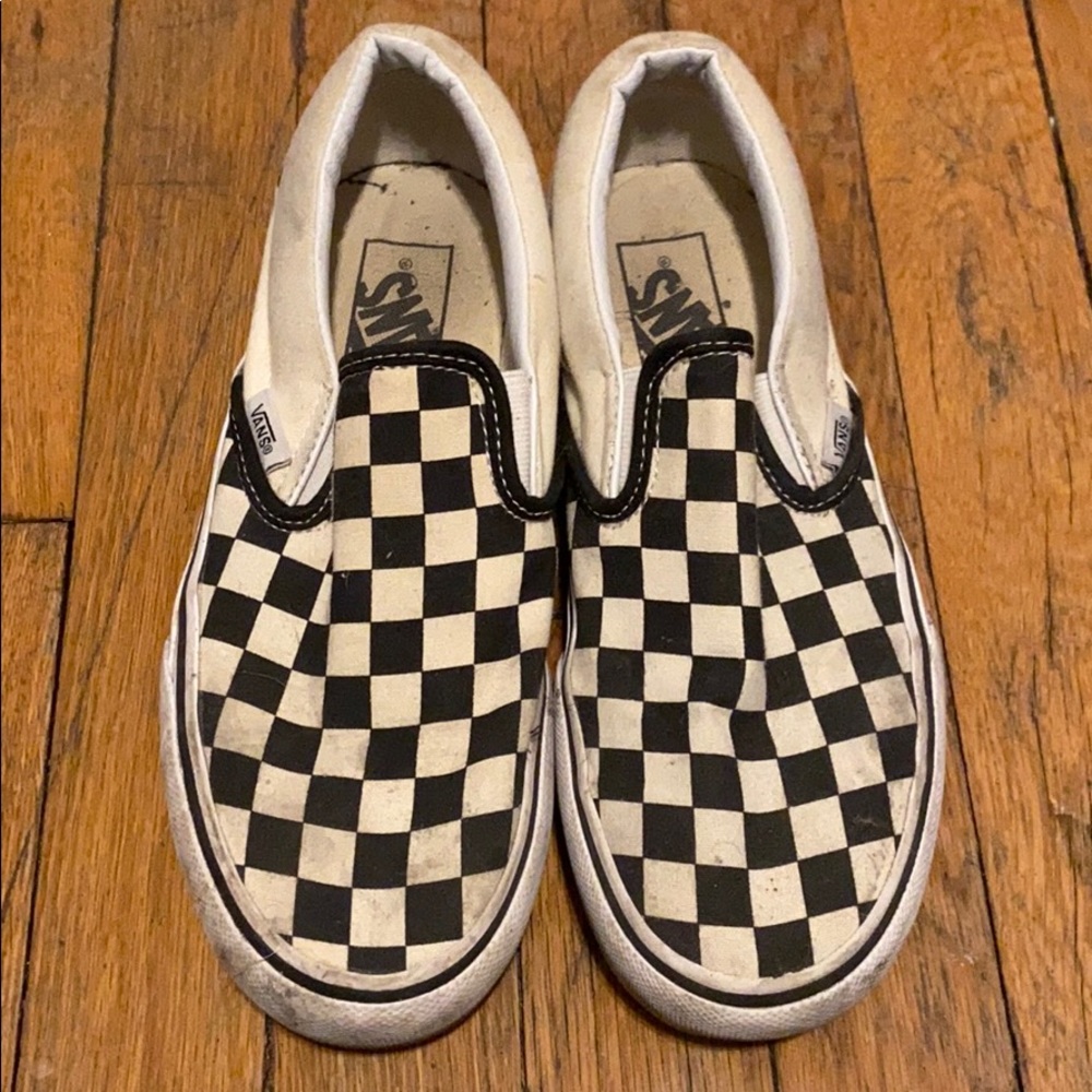 Vans Classic Slip-On Sneakers in Checkerboard